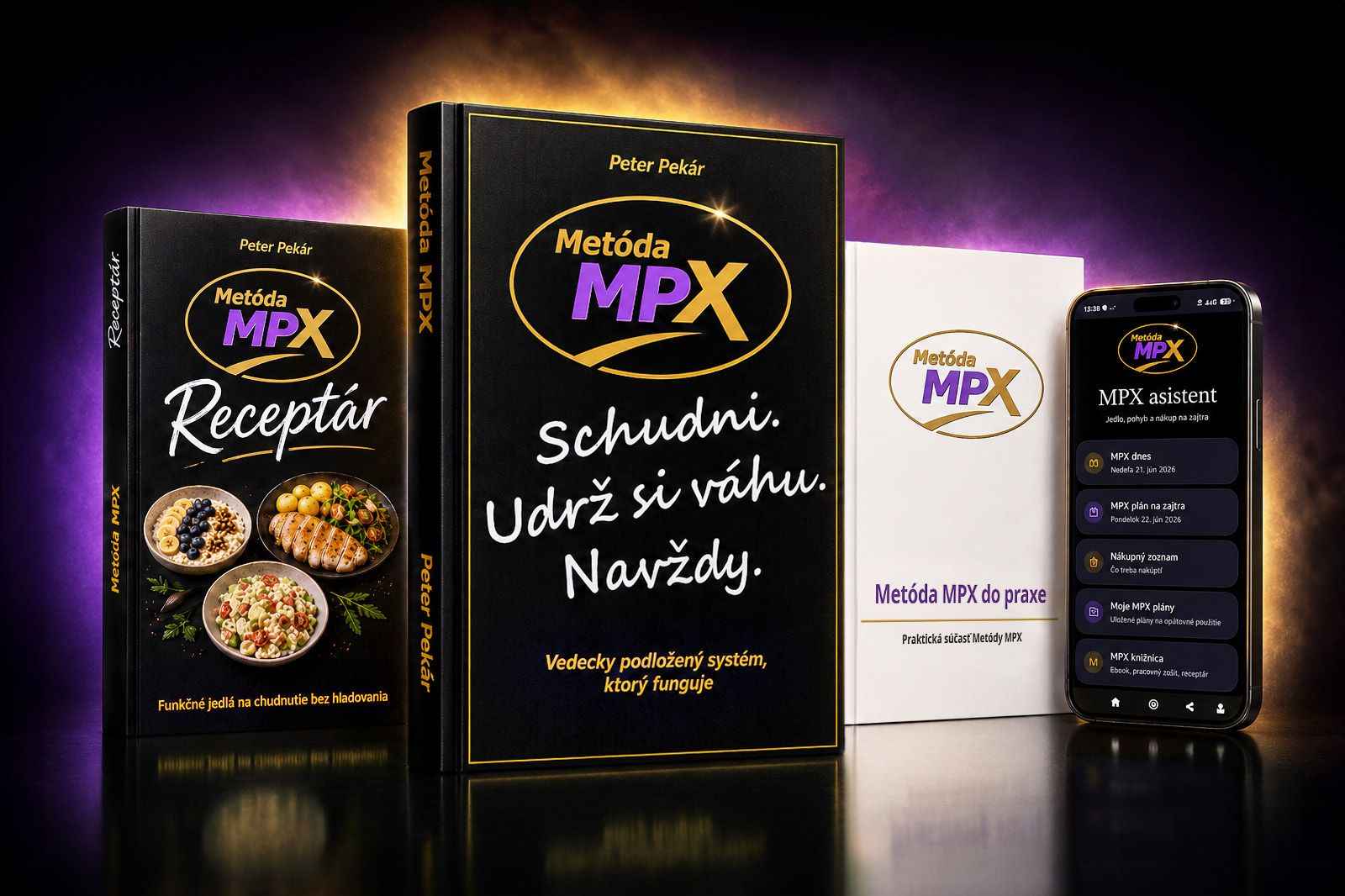 Kompletný balík Metóda MPX - kniha, receptár, sprievodca a aplikácia